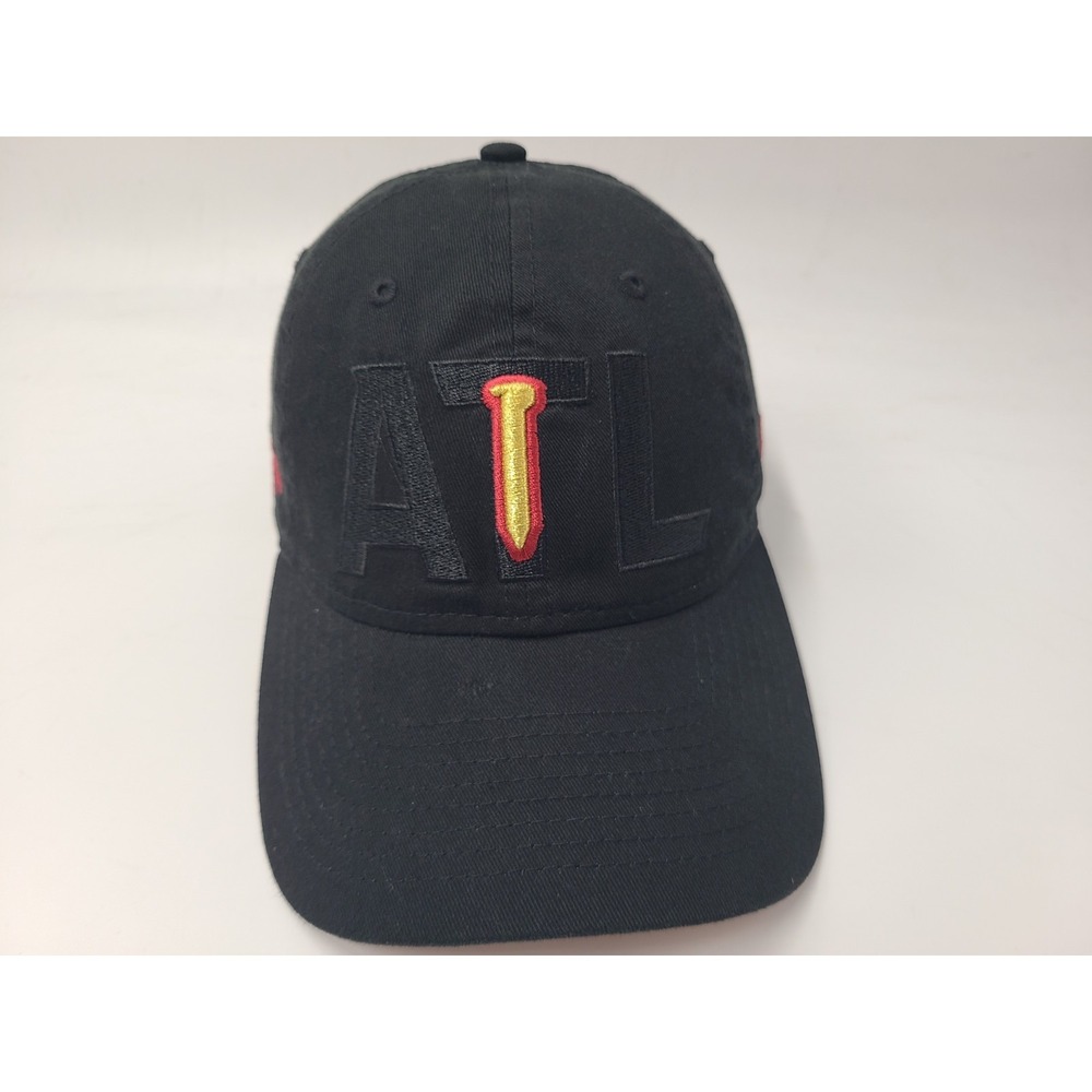 Atlanta United FC New Era 9Twenty Strapback Adjustable Hat Cap MLS Soccer Black